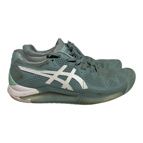 Asics Shoes - Asics Solution Speed FF 2 Women's 7.5 Teal White Tennis Court Shoes Gel Soles